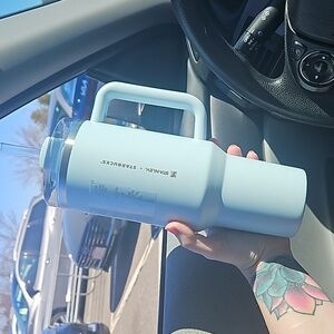 Stanley Spring Blue Starbucks cup